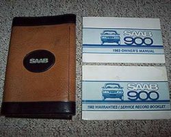 1983 Saab 900 Owner's Manual Set