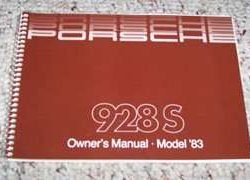 1983 Porsche 928S Owner's Manual