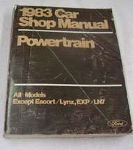 1983 Ford LTD Powertrain Service Manual