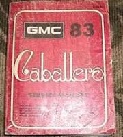 1983 GMC Caballaro Service Manual