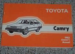 1983 Toyota Camry Owner's Manual