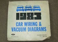 1983 Ford LTD Large Format Electrical Wiring Diagrams Manual