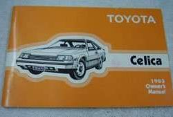 1983 Toyota Celica Owner's Manual