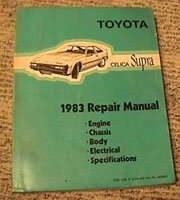 1983 Toyota Celica Supra Service Repair Manual