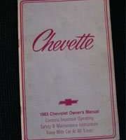 1983 Chevrolet Chevette Owner's Manual