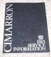 1983 Cadillac Cimarron Service Manual