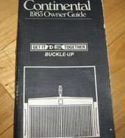 1983 Lincoln Continental Owner's Manual