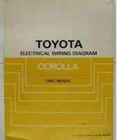 1983 Toyota Corolla Electrical Wiring Diagram Manual