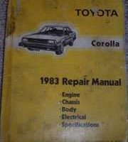 1983 Toyota Corolla Service Repair Manual