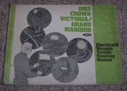 1983 Mercury Grand Marquis Electrical & Vacuum Troubleshooting Manual