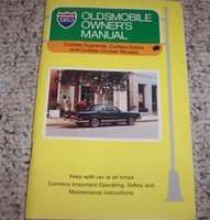 1983 Oldsmobile Cutlass Supreme, Cutlass Calais & Custlass Cruiser Owner's Manual