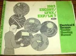 1983 Ford Escort & EXP Electrical Wiring Diagrams Troubleshooting Manual