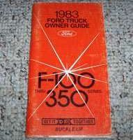 1983 Ford F-350 Truck Owner's Manual