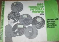 1983 Ford Fairmont Futura Electrical & Vacuum Troubleshooting Wiring Manual