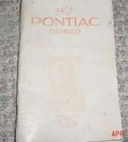 1983 Pontiac Firebird & Trans Am Owner's Manual