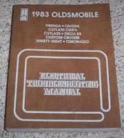 1983 Oldsmobile Cutlass Electrical Troubleshooting Manual