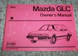 1983 Mazda GLC Owner's Manual
