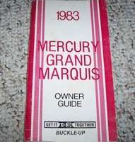 1983 Mercury Grand Marquis Owner's Manual