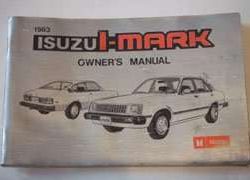 1983 Isuzu I-Mark Owner's Manual