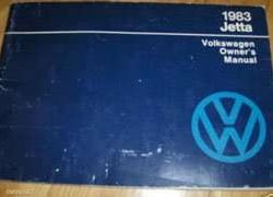 1983 Volkswagen Jetta Owner's Manual
