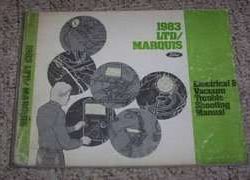 1983 Mercury Marquis Electrical & Vacuum Troubleshooting Manual