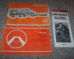 1983 Toyota Land Cruiser Owner's Manual Set