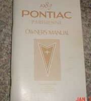 1983 Pontiac Parisienne Owner's Manual