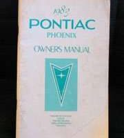 1983 Pontiac Phoenix Owner's Manual