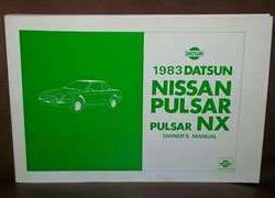 1983 Nissan Pulsar & Pulsar NX Owner's Manual