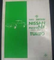 1983 Nissan Pulsar NX Turbo Service Manual