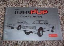 1983 Isuzu P'Up Owner's Manual