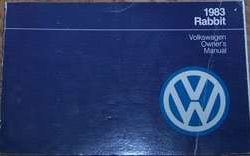1983 Volkswagen Rabbit Owner's Manual
