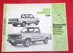 1983 Ford Ranger Electrical Wiring Diagrams Troubleshooting Manual