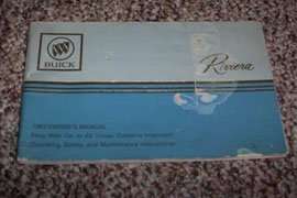 1983 Buick Riviera Owner's Manual
