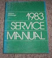 1983 Dodge Challenger Service Manual