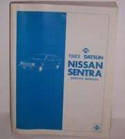 1983 Nissan Sentra Service Manual