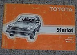 1983 Toyota Starlet Owner's Manual