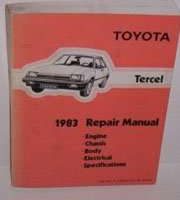 1983 Toyota Tercel Service Repair Manual