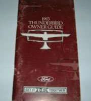 1983 Ford Thunderbird Owner's Manual