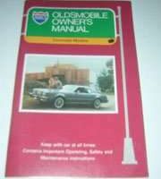 1983 Oldsmobile Toronado Owner's Manual