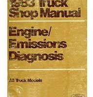 1983 Ford F-350 Truck Engine/Emissions Diagnosis Service Manual