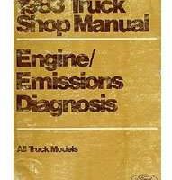 1983 Ford F-100 Truck Engine/Emissions Diagnosis Service Manual