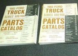 1983 Ford F-700 Truck Parts Catalog Text