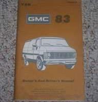 1983 GMC Vandura & Rally Owner's Manual