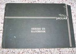 1980 Jaguar XJ6 Series III Owner's Manual