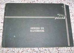 1985 Jaguar XJ6 Series III Owner's Manual