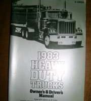 1983 GMC Heavy Duty Trucks Owner's Manual