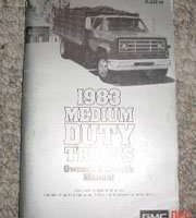 1983 GMC Medium Duty Trucks Owner's Manual