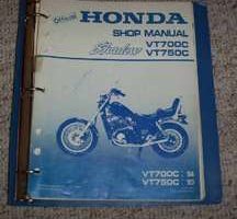 1984 Honda Shadow VT700C & VT750C Motorcycle Shop Service Manual