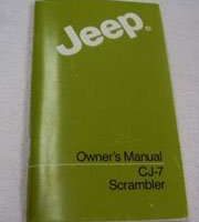 1984 Jeep Scrambler Owner's Manual